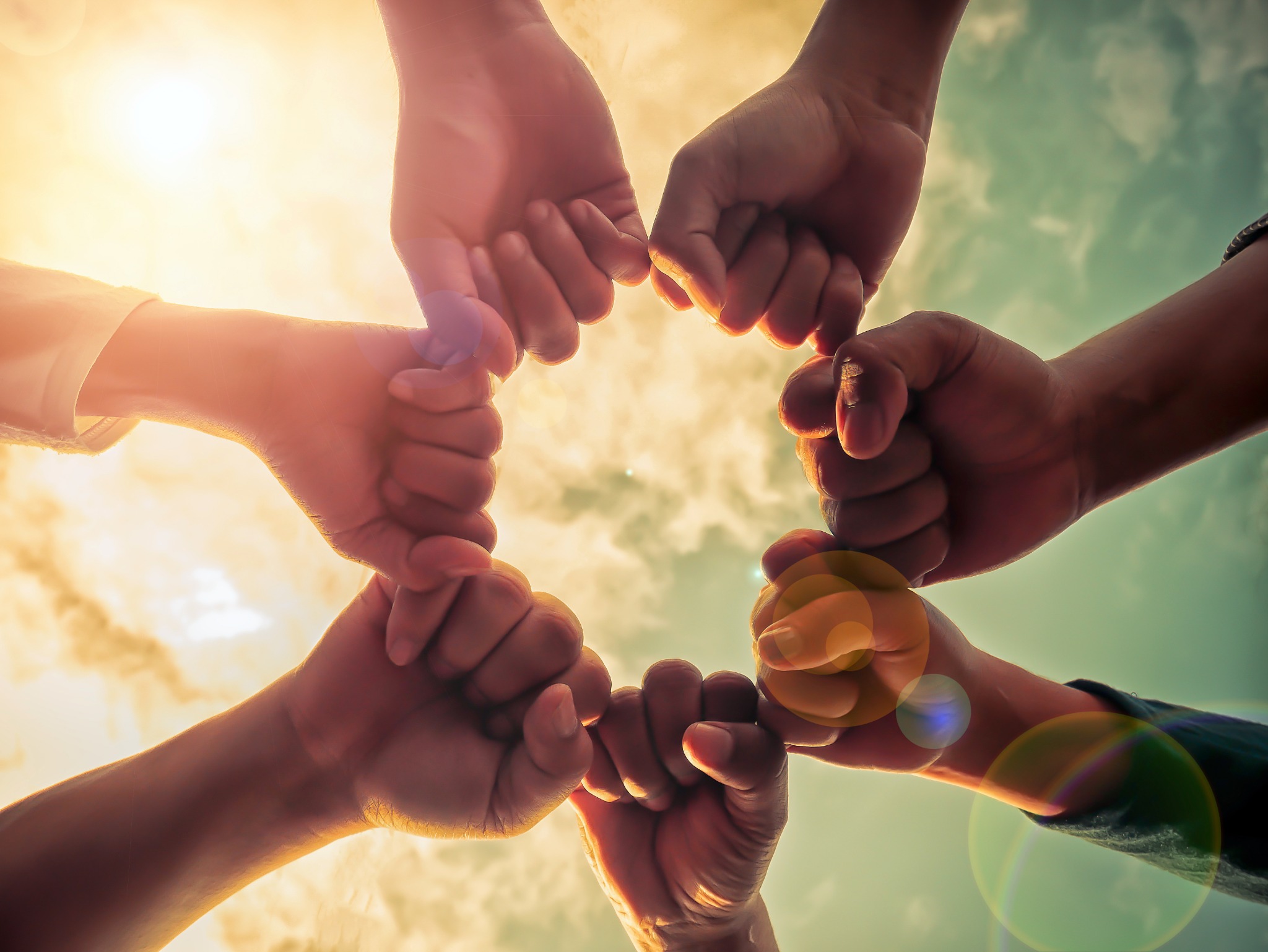 Community unity fists